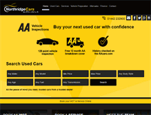 Tablet Screenshot of northridgecars.com